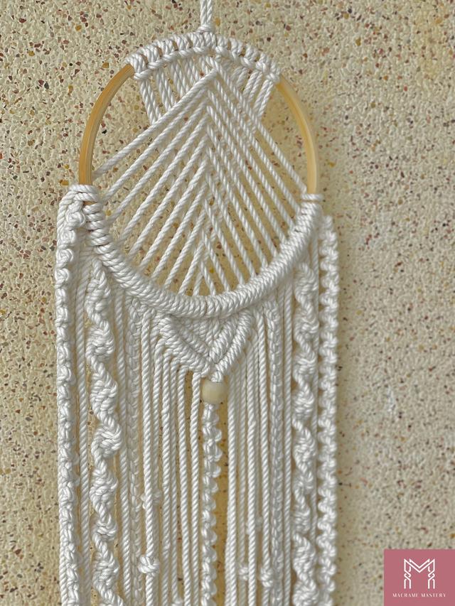 Macrame Dream Catcher | Handmade Spiritual Wall Hanging Decor | Macrame Mastery | MM-MDC-23110405