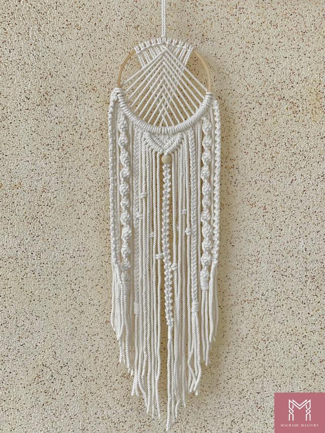 Macrame Dream Catcher | Handmade Spiritual Wall Hanging Decor | Macrame Mastery | MM-MDC-23110405