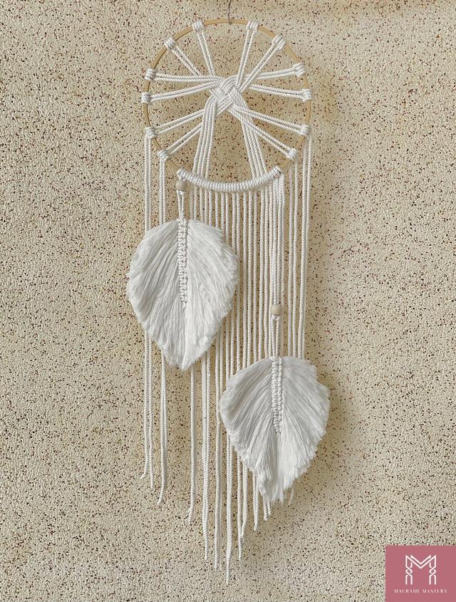Macrame Dream Catcher | Handmade Spiritual Wall Hanging Decor | Macrame Mastery | MM-MF-23110402