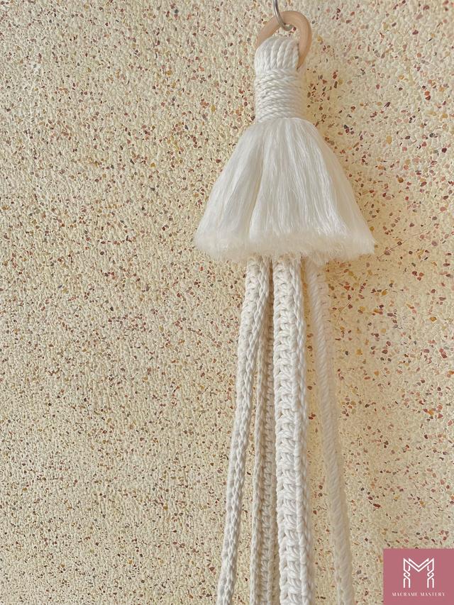Macrame Plant Hanger | Handmade Boho Hanging Planter for Indoor Garden | Macrame Mastery | MM-MPH-23110401