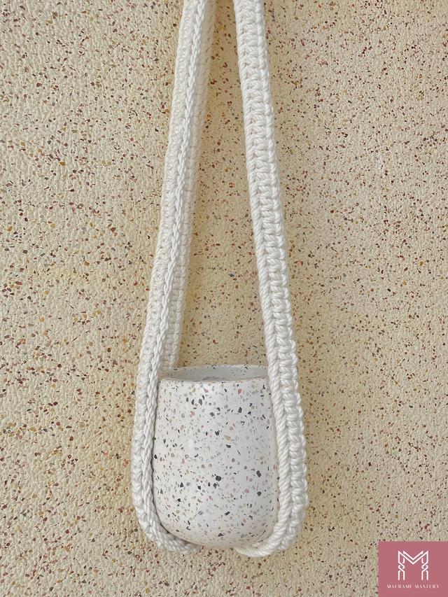 Macrame Plant Hanger | Handmade Boho Hanging Planter for Indoor Garden | Macrame Mastery | MM-MPH-23110401