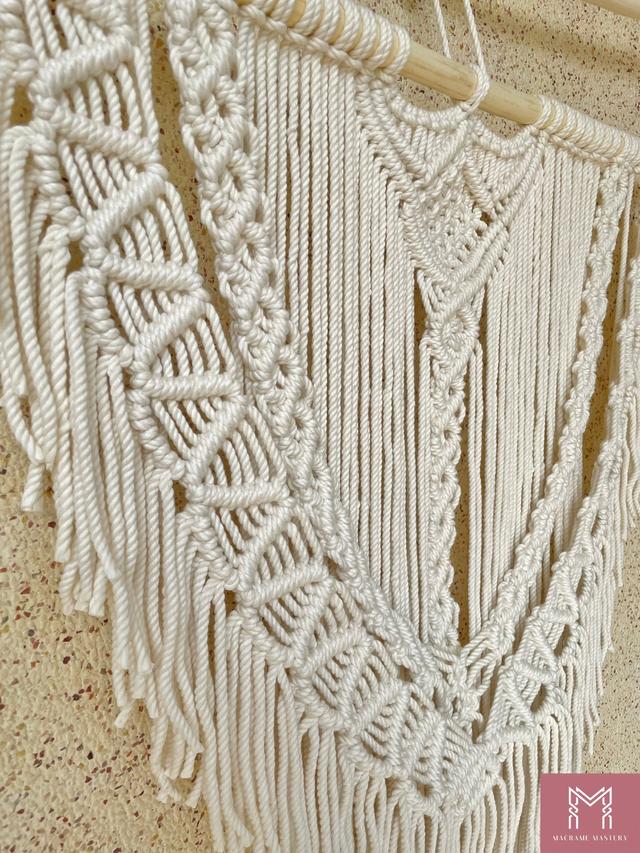 Macrame Wall Hanging | Handmade Boho Wall Art Decor | Macrame Mastery | MM-MWH-23121002