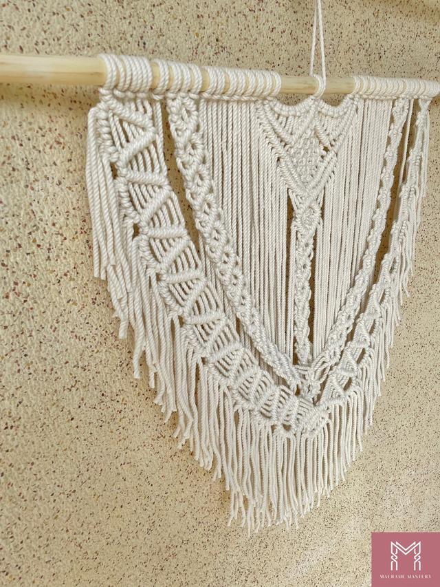 Macrame Wall Hanging | Handmade Boho Wall Art Decor | Macrame Mastery | MM-MWH-23121002