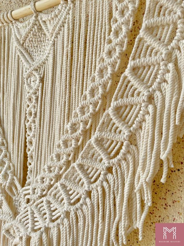 Macrame Wall Hanging | Handmade Boho Wall Art Decor | Macrame Mastery | MM-MWH-23121002