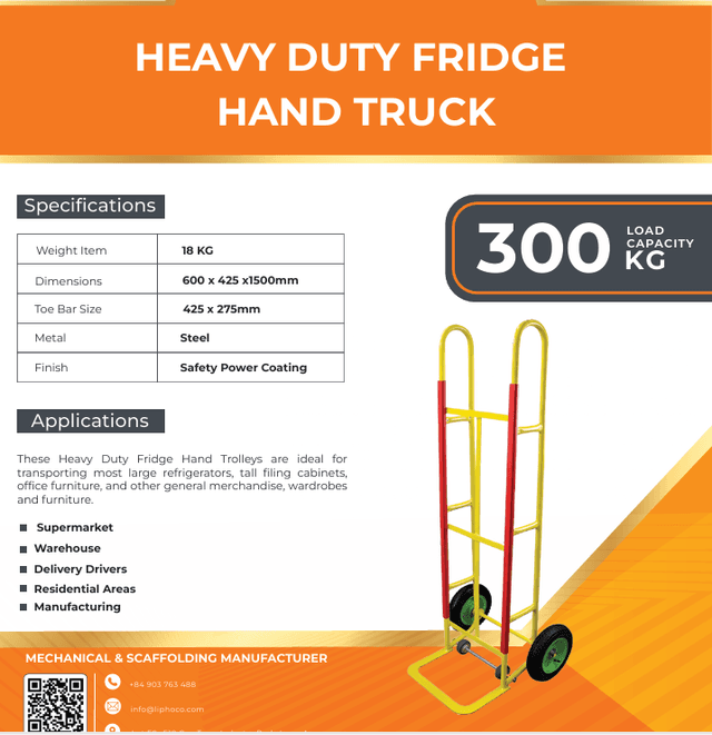 HEAVY DUTY FRIDGE HAND TRUCK
